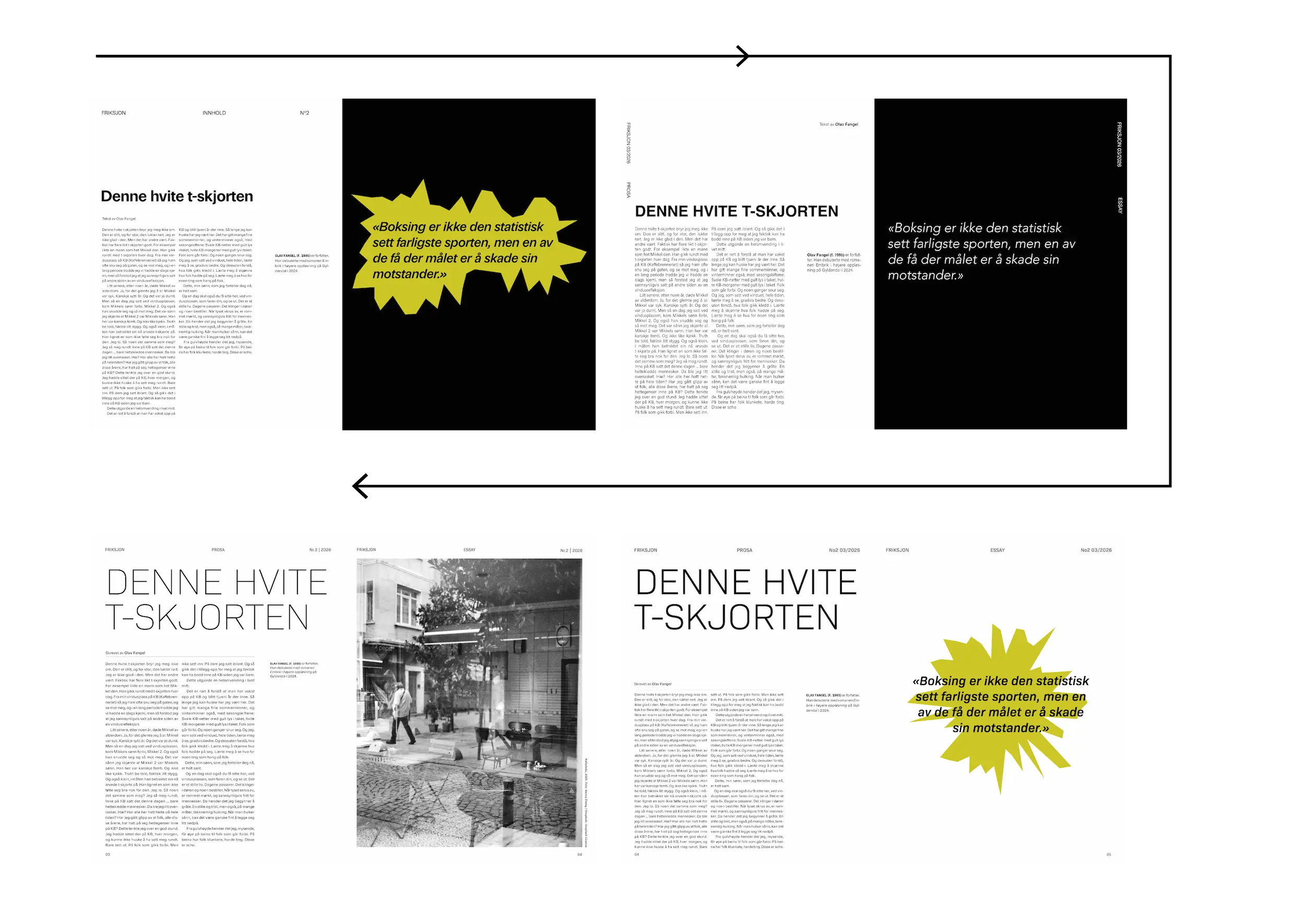 Designprosess for prosa og essay tekster