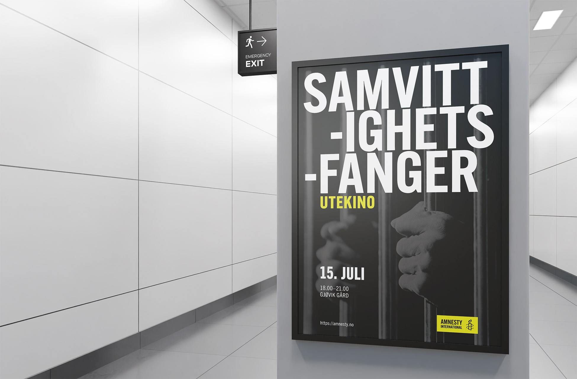 Amnesty-plakat for utekino-event